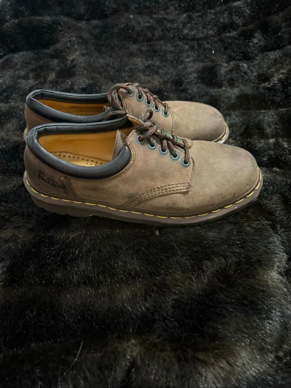 Dr. Martens 8053 Slip Resistant Brown Crazy Horse Leather Casual Gaucho Mens 9